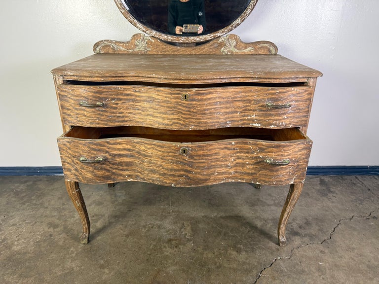 French Provincial Style Dresser w/ Mirror