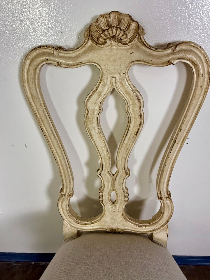 Set of Eight French Louis XV Style Dining Chairs