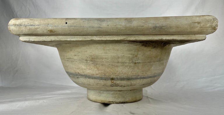 Early 20th C. Italian Limestone Sink