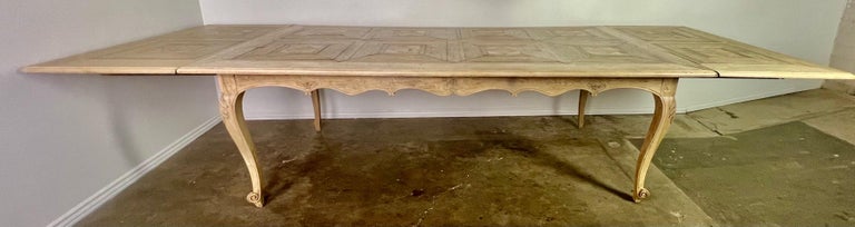 19th Century French Parquetry Dining Table