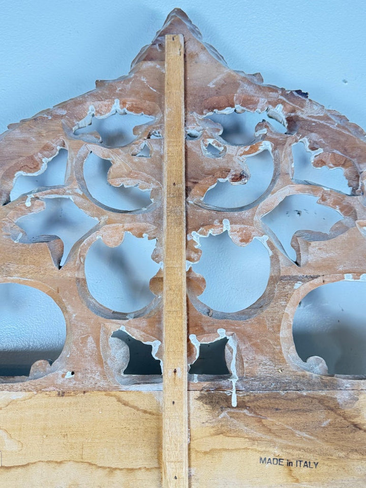Large Carved and Painted Italian Rococo-Style Mirror