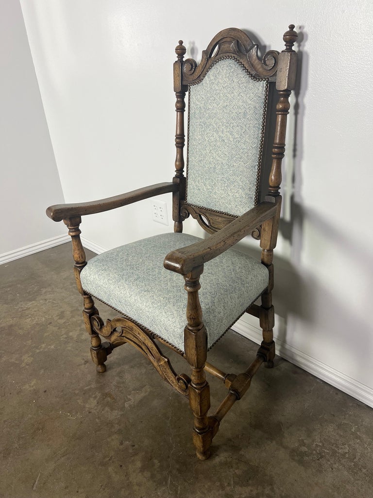 Set of Eight English Dining Chairs-19th Century