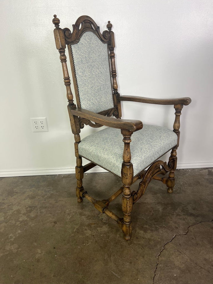 Set of Eight English Dining Chairs-19th Century