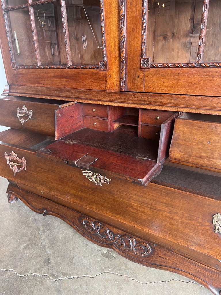 18th C. Mahogany Dutch Cabinet