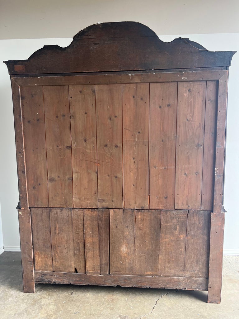 18th C. Mahogany Dutch Cabinet