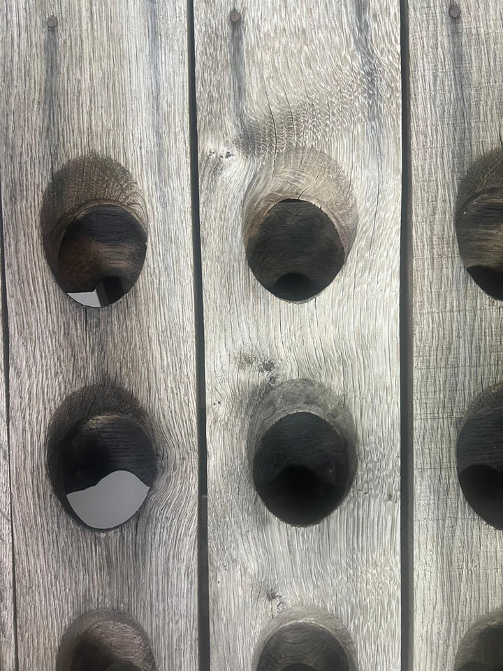 19th century French Oak Wine Rack