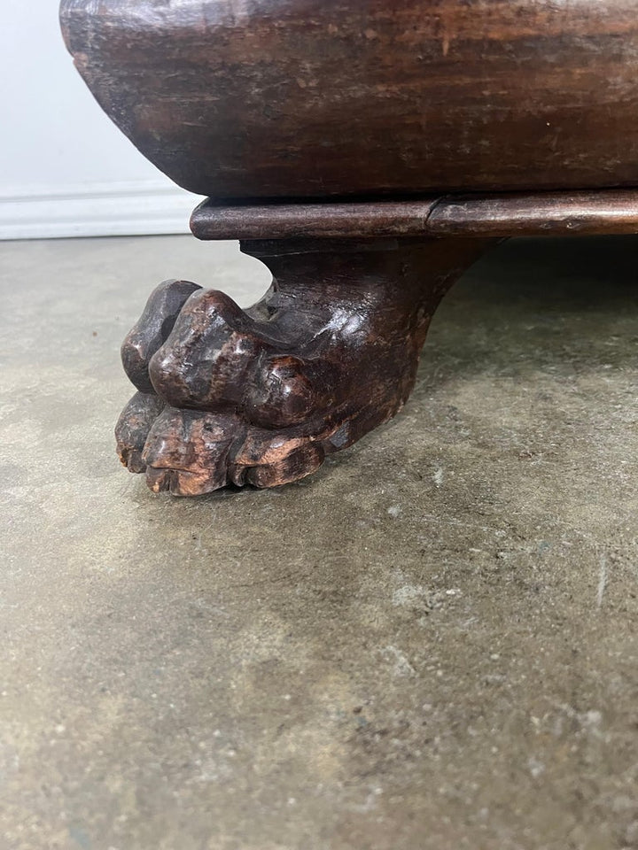 Early 19th C. Italian Carved Walnut Chest