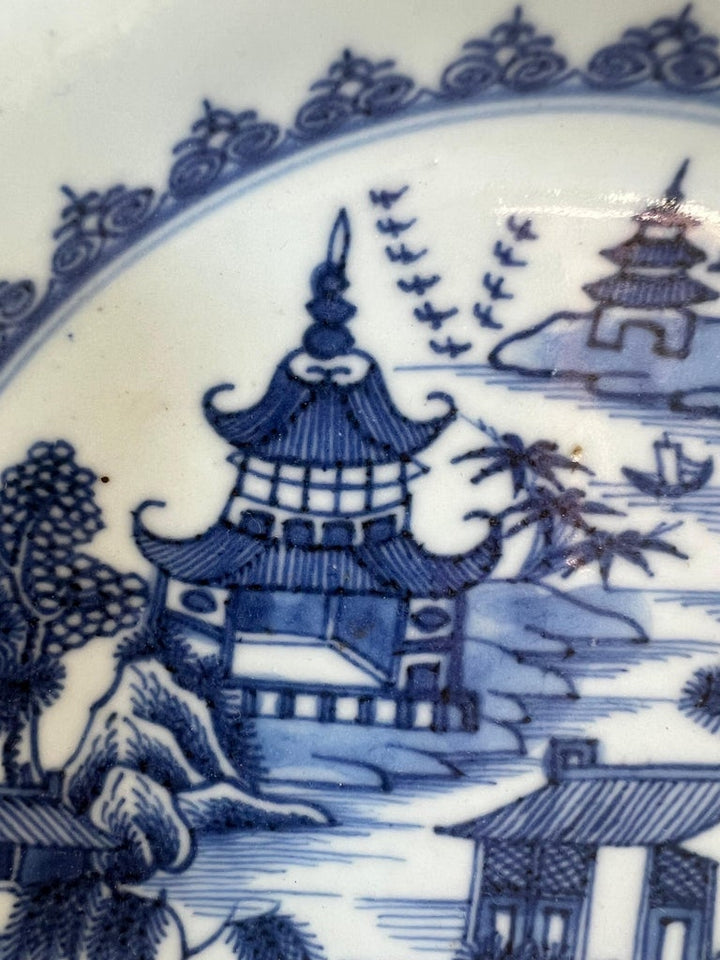 18th C. Blue & White Chinese Export Plate