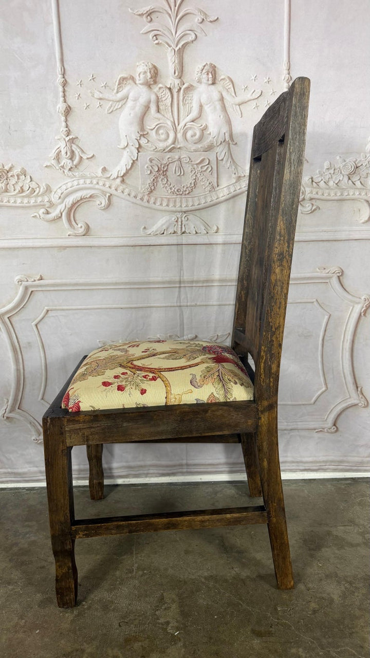 Set of 8 Rustic English Arts &amp; Crafts Dining Chairs