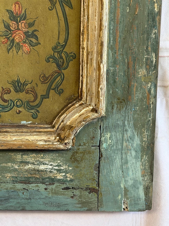 Pair of 19th C. Italian Venetian Baroque Boiserie Doors