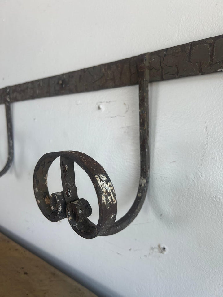 19th C. French Wrought Iron Hat/Coat Rack