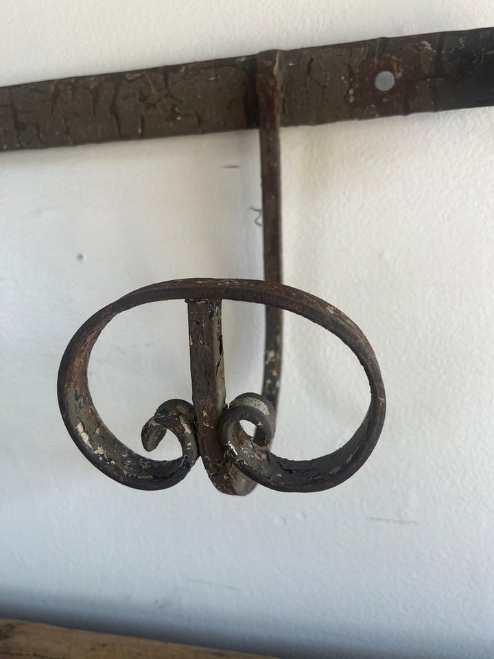 19th C. French Wrought Iron Hat/Coat Rack