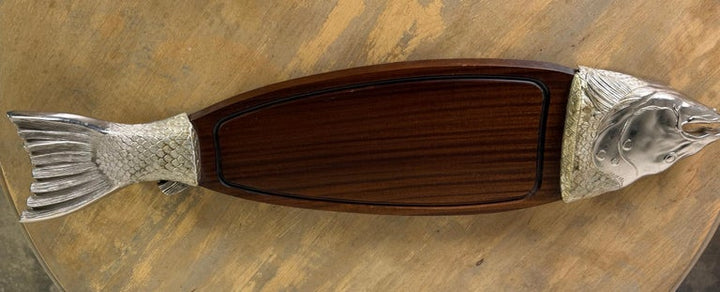 Whimsical French Fish Serving Tray