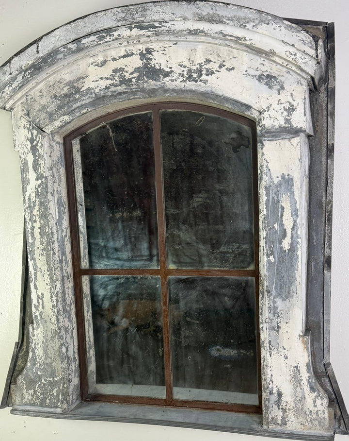 19th C. French Architectural Dormer Mirror