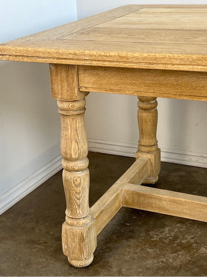 Spanish Dining Table W/ Coordinating Carved Benches C. 1930's