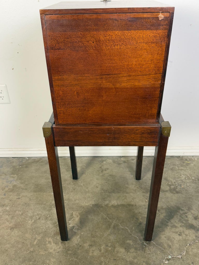 19th Century English Mahogany Bar Cabinet