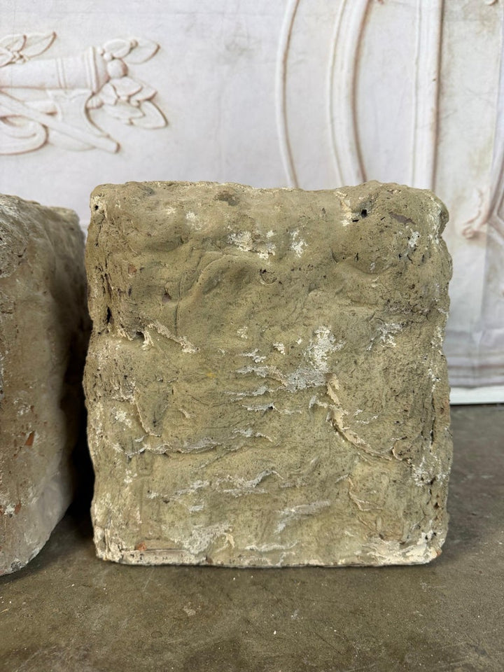 Pair of Terra Cotta Planters with Organic Sculptural Form