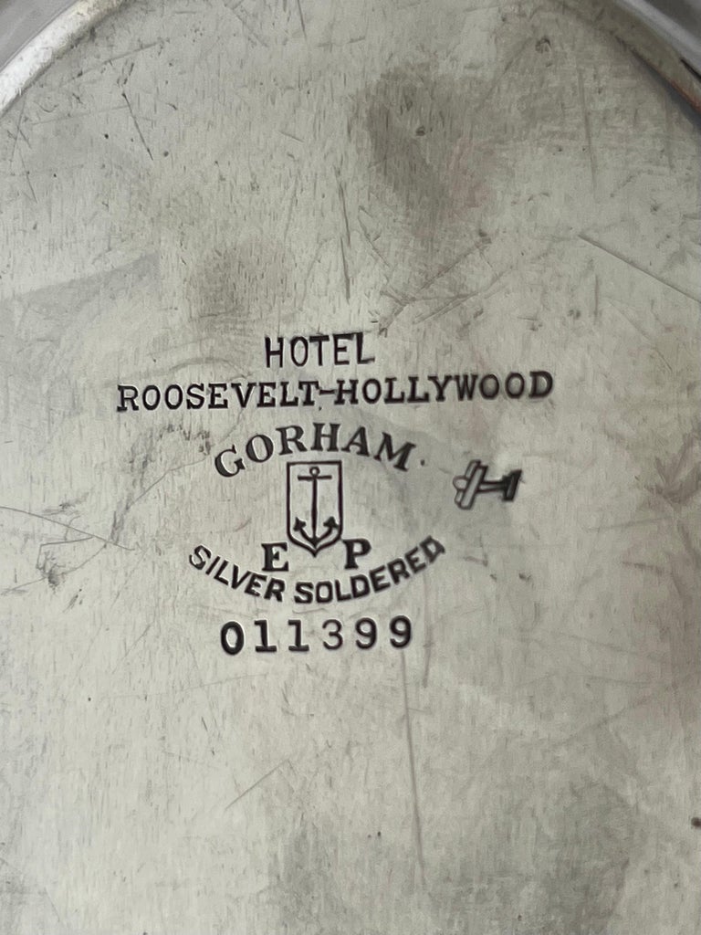 Silver-Plate Dish from the Iconic Hollywood Rosevelt Hotel