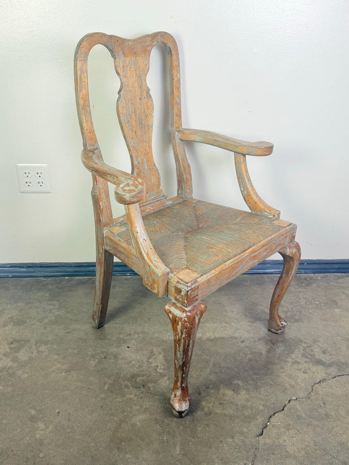 Set of Eight Queen Anne Dining Chairs