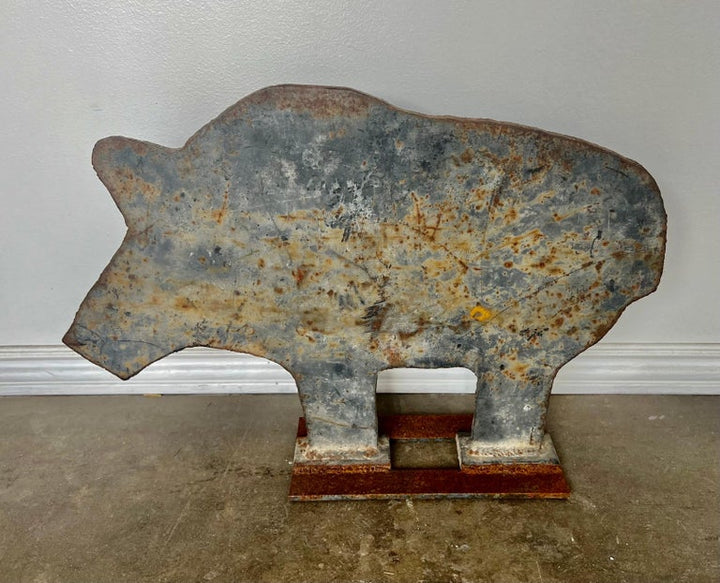 Iron Shooting Target of a Pig