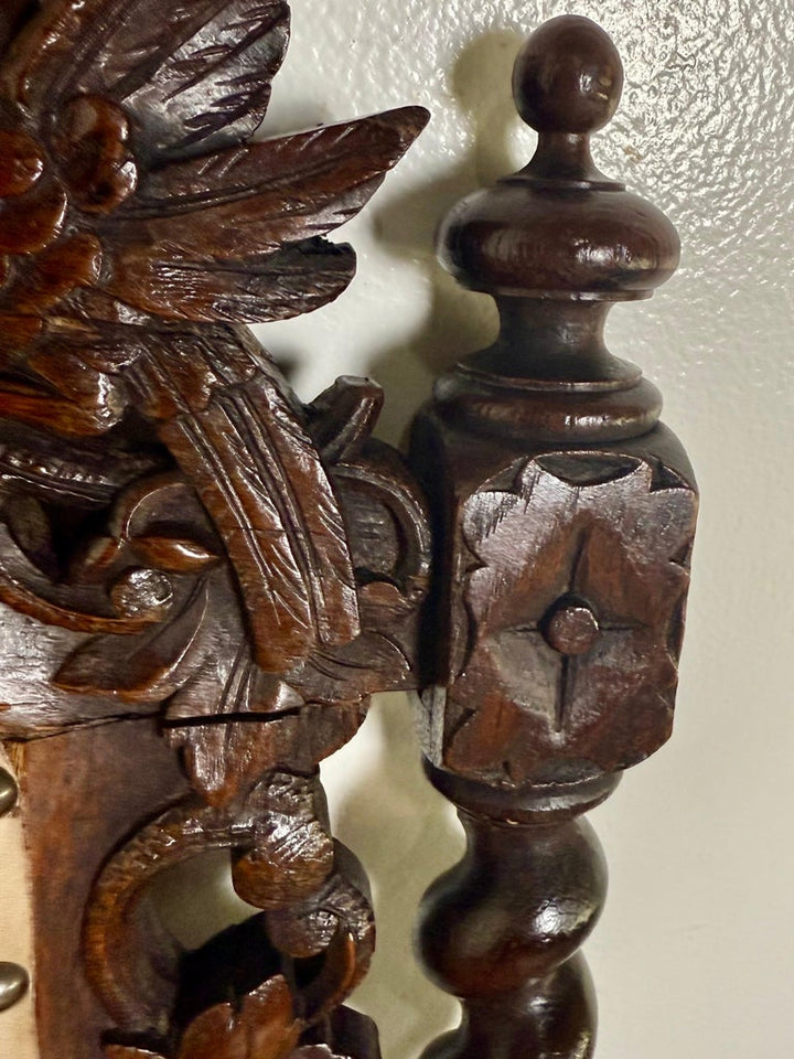Set of Six 19th C. Renaissance Revival Dining chairs