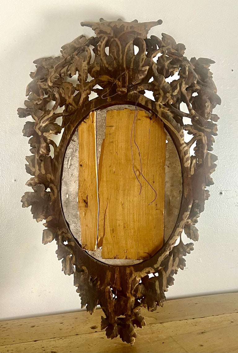 18th Century German Carved Mirror