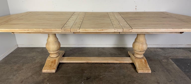 Spanish Style Refractory Table w/ Leaf Extension C. 1930's