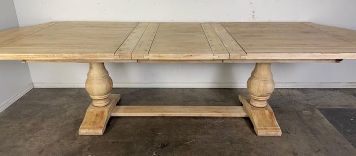 Spanish Style Refractory Table w/ Leaf Extension C. 1930's