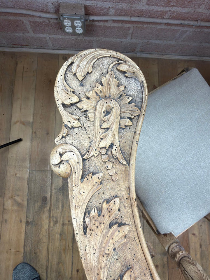 19th Century Italian Renaissance Venetian Tête-à-Tête Courting Bench w/ Cherubs