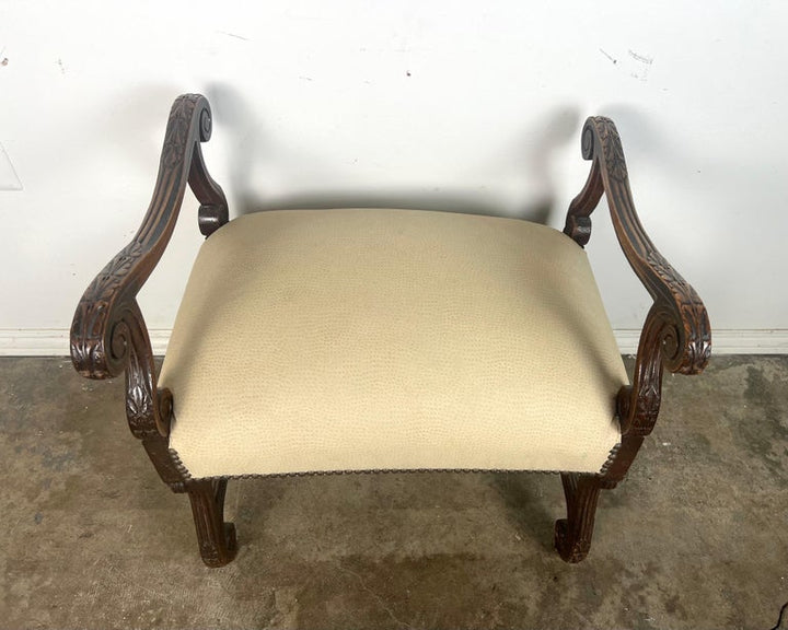 19th C. Italian Baroque Style Bench