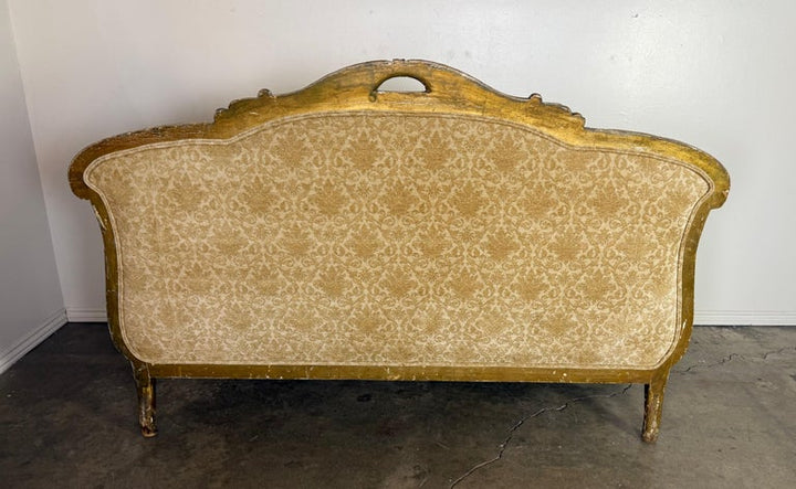 French Giltwood Sofa, Louis XV Style, Late 19th–Early 20th Century