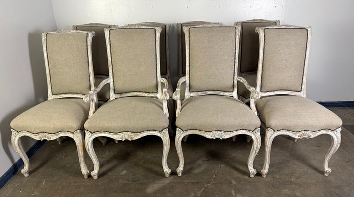 Set of French Painted Dining Chairs c.1930’s