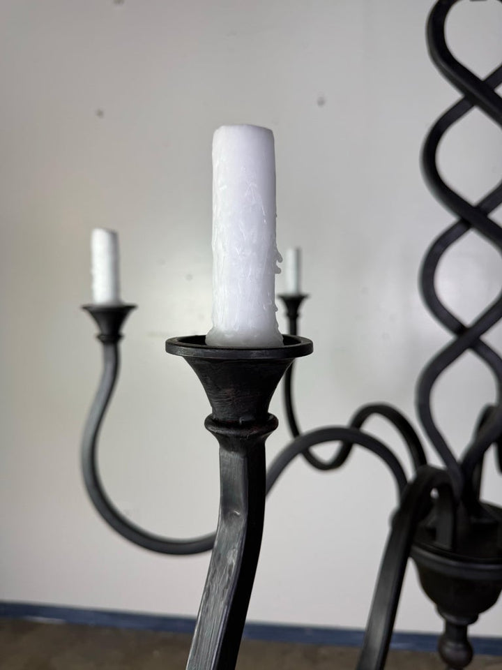 Wrought Iron Mulholland Chandelier by Miamar Home