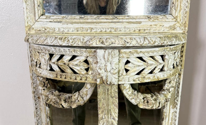 Pair of 19th C. French Louis XVI style Console Mirrors