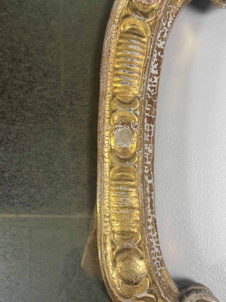 Pair of Italian Rococo Revival Giltwood Mirrors, Circa 1850–1870