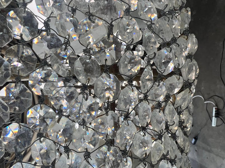 Crystal Beaded Ship Chandelier by MLA