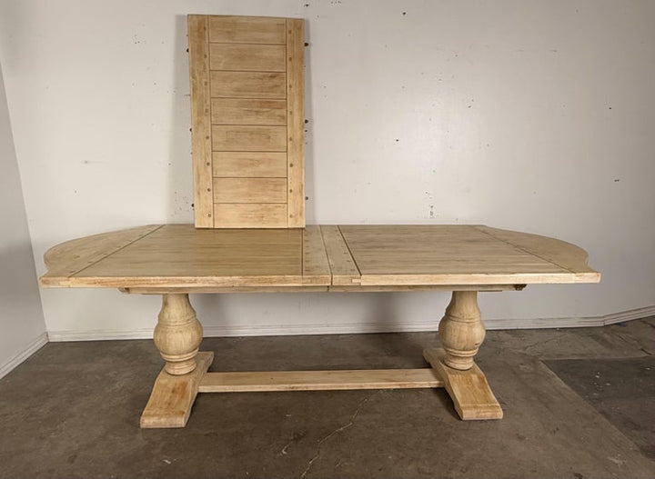 Spanish Style Refractory Table w/ Leaf Extension C. 1930's