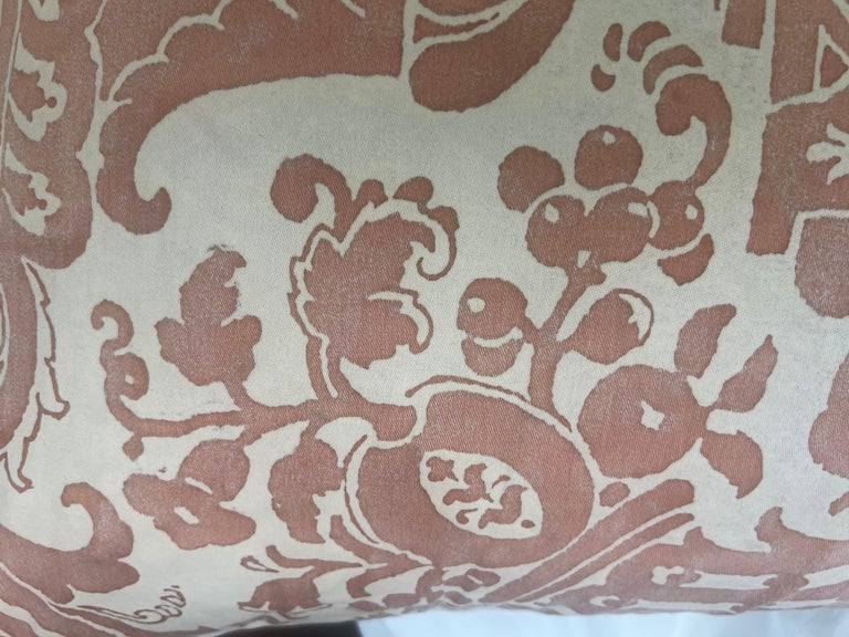 Pair of Carnavalet Patterned Fortuny Pillows