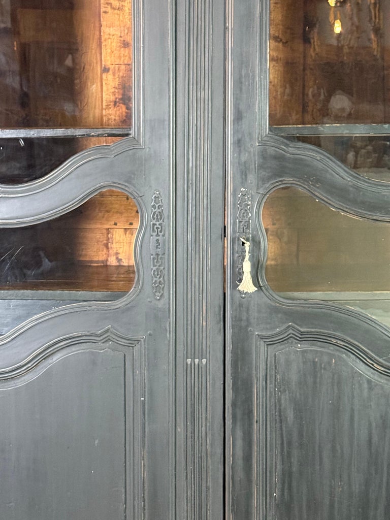 19th C. Napoleon III Painted Armoire