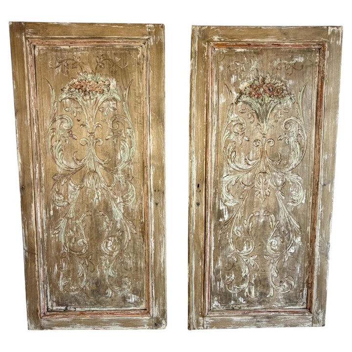Antique French Louis XV Boiserie Panels, Hand-Carved, Circa 1850