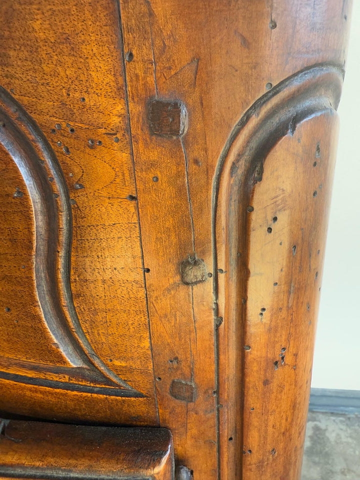 18th Century French Louis XV Provincial Buffet in Solid Walnut