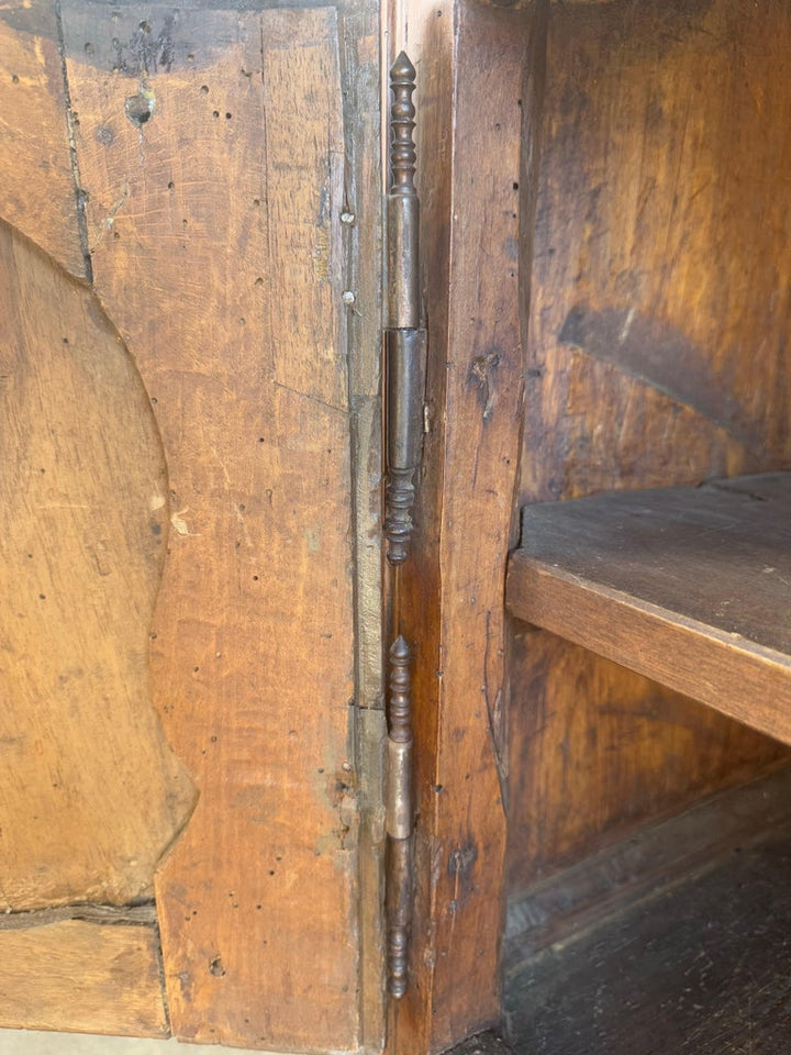 18th Century French Louis XV Provincial Buffet in Solid Walnut
