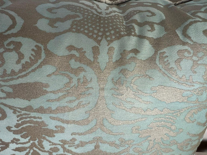 Pair of Aquamarine Fortuny Pillows