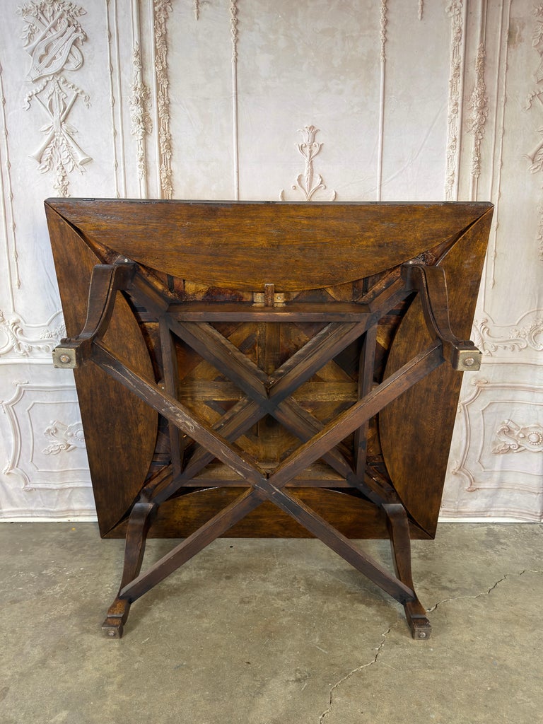Monumental French Parquet of Versailles Convertible Dining Table