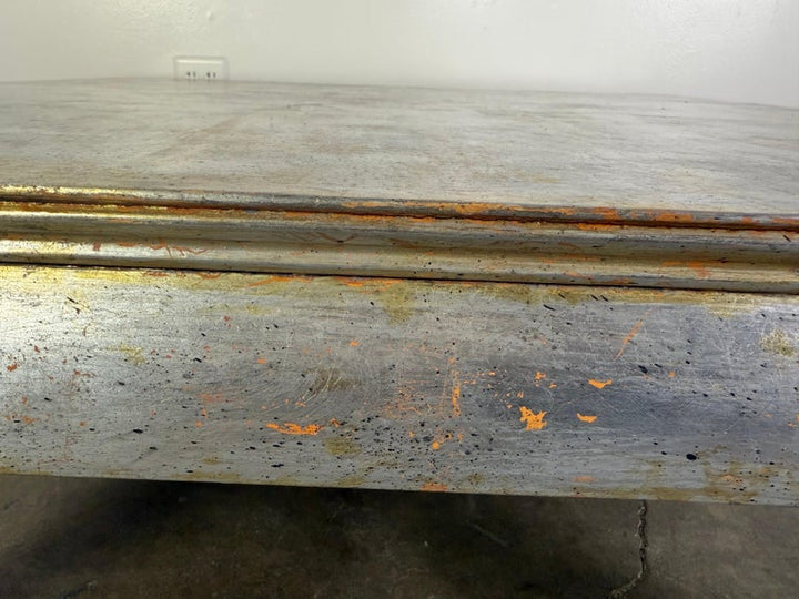 Italian Baroque Style Silvered Coffee Table