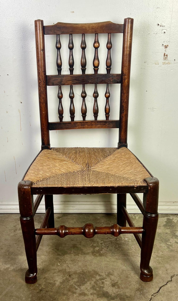 Set of Eight 19th C. English Country Dining Chairs