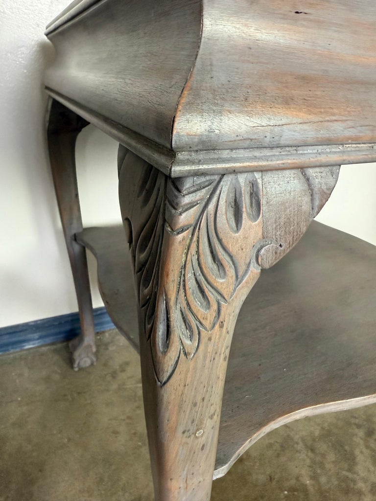 Pair of English Chippendale Style End Tables