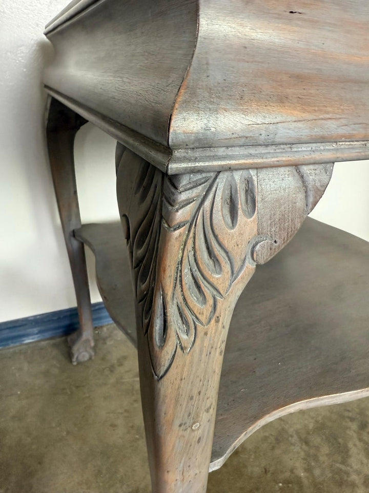 Pair of English Chippendale Style End Tables