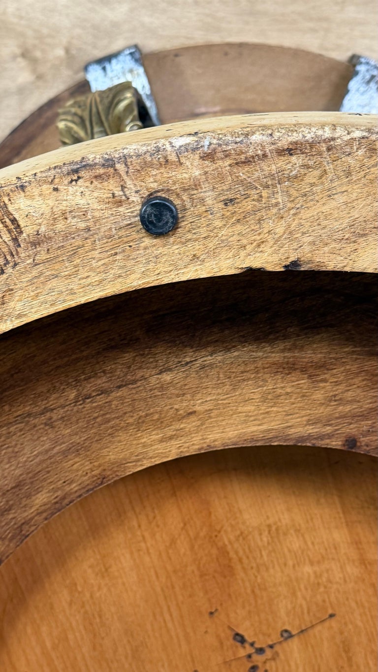 French Neoclassical Dining Table- Acanthus Pedestal