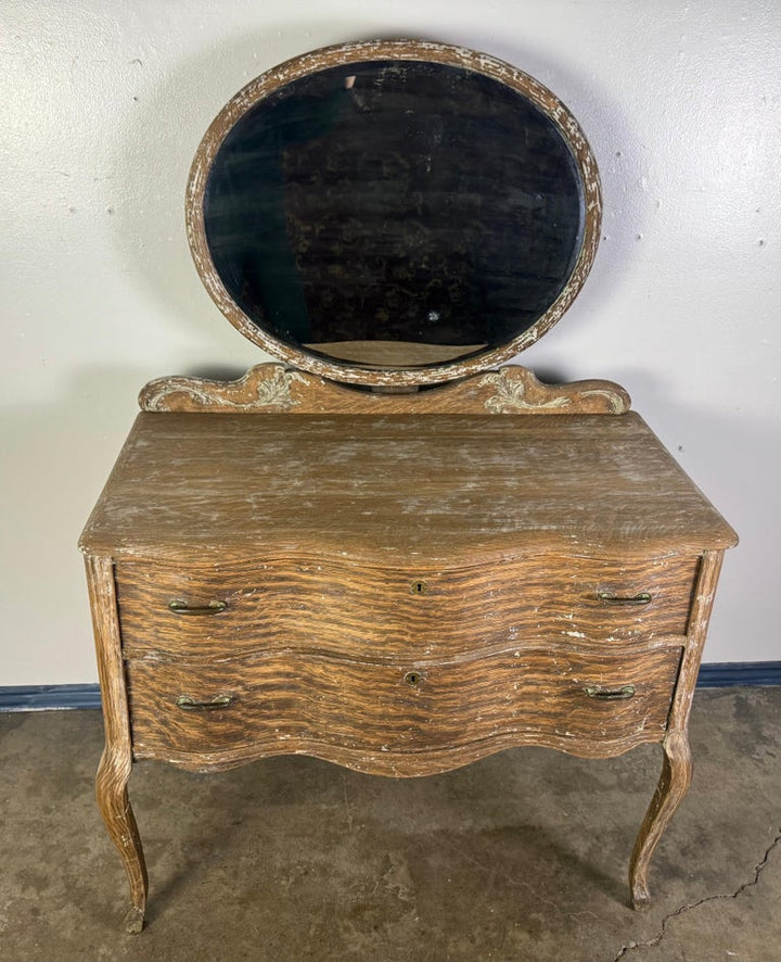 French Provincial Style Dresser w/ Mirror